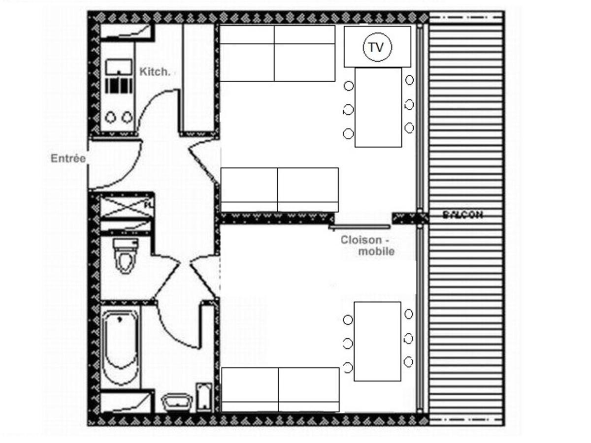 Appartement Confortable Centre Station 6 Pers Balcon Expose Sud - Fr-1-344-868 Сен-Мартен-де-Бельвиль Экстерьер фото